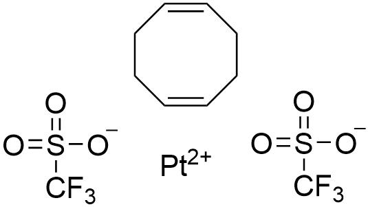(1,5-cyclooctadiene)platium(II) bis(trifluromethylsulfonate)